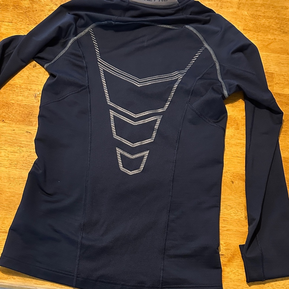 Nike Navy Blue Long Sleeve Shirt